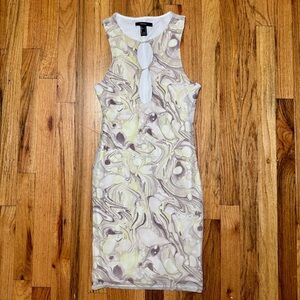 Forever 21 Marble Print Bodycon Dress – Size Small